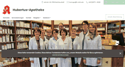 Desktop Screenshot of hubertus-apotheke-neustadt.de